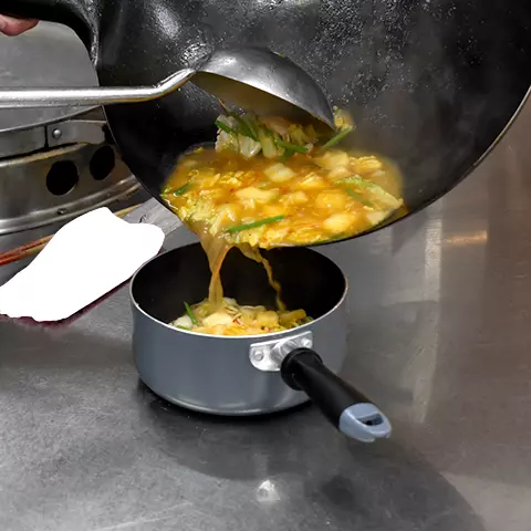 ラーメン流し込みの画像